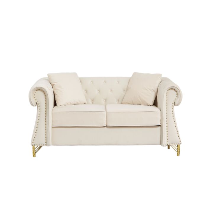 Blust 58.5" Chesterfield Loveseat