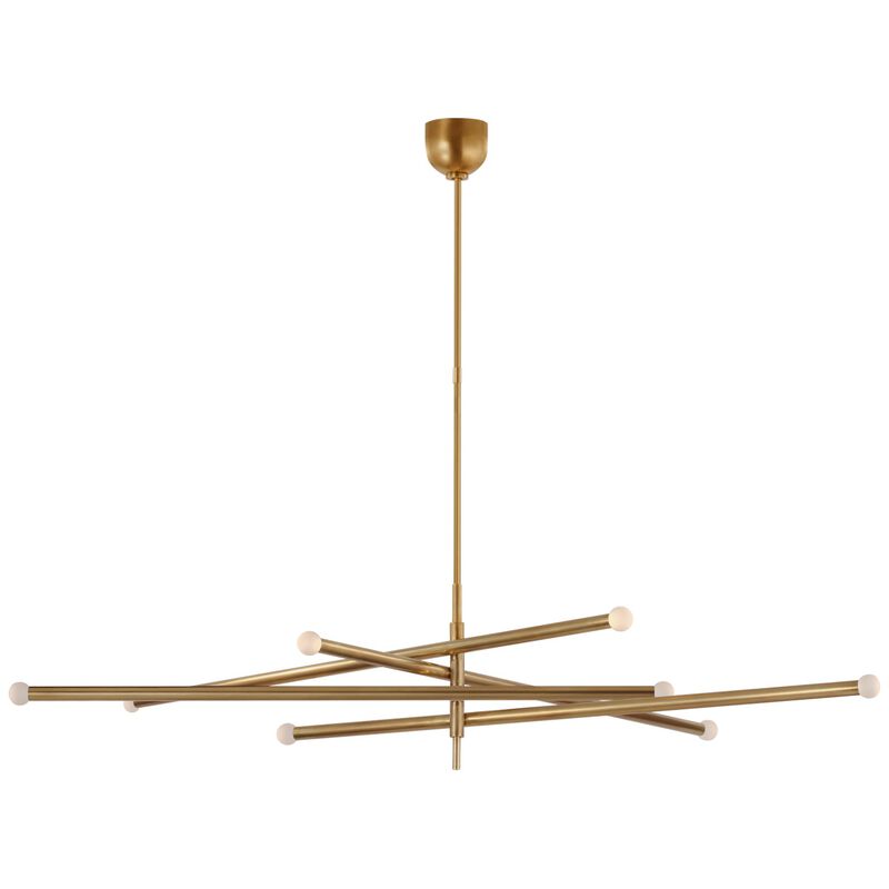 Rousseau Oversized Eight Light Chandelier