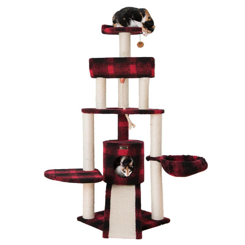 Armarkat Classic Real Wood Cat Tree Four Levels