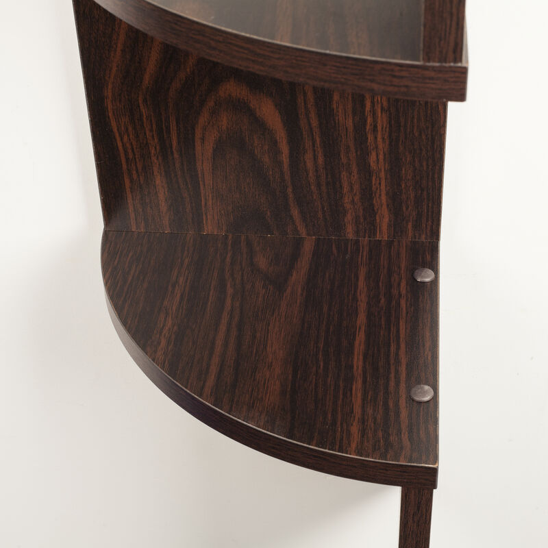 Large Laminated Corner Wall Mount Shelf