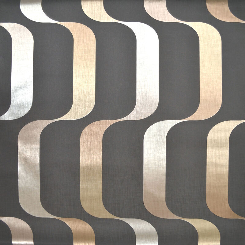 Ribbon Black Wallpaper (Set of 2) image number 0