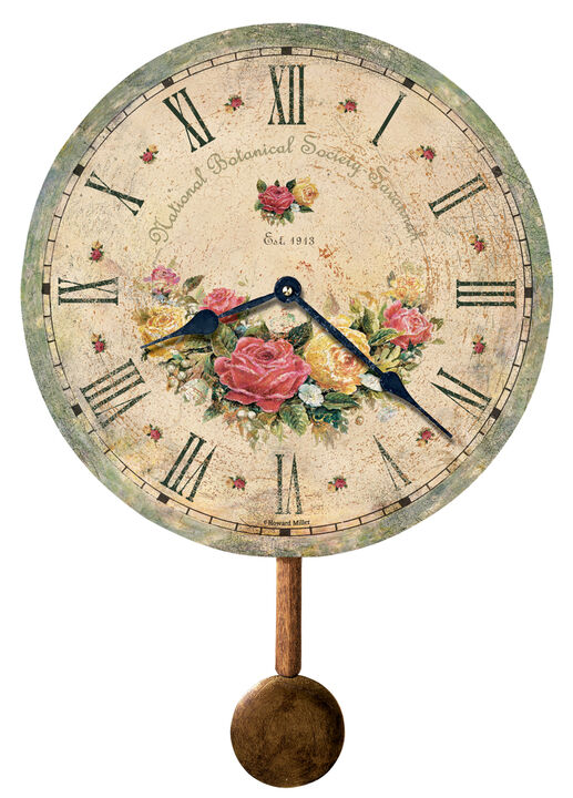 Howard Miller 620401 Howard Miller Savannah Botanical Society Vi Wall Clock 620401