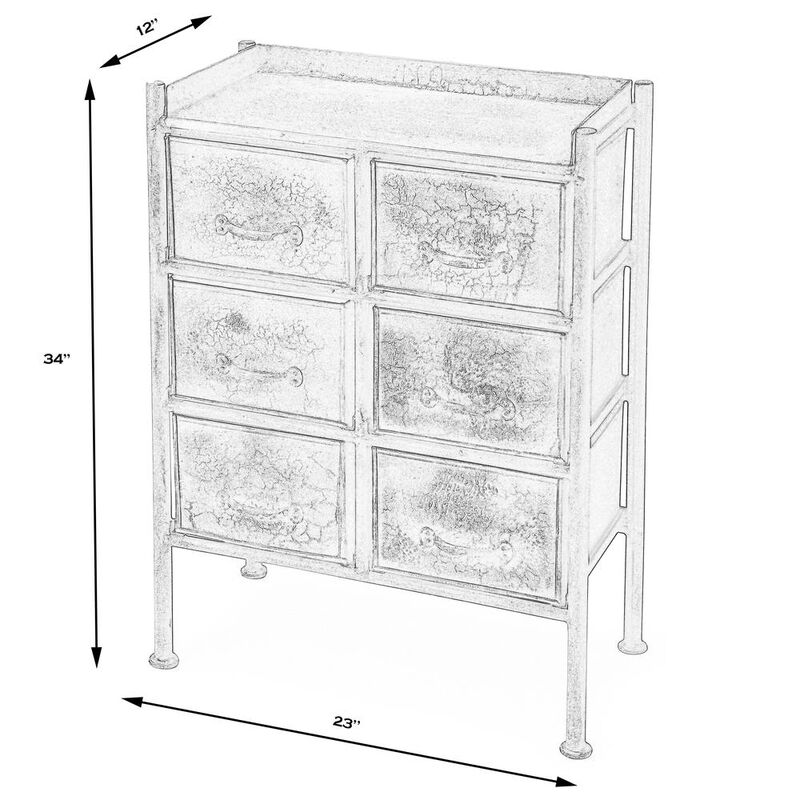 Butler Specialty Company Cameron Industrial Chic Drawer Chest, Bronze