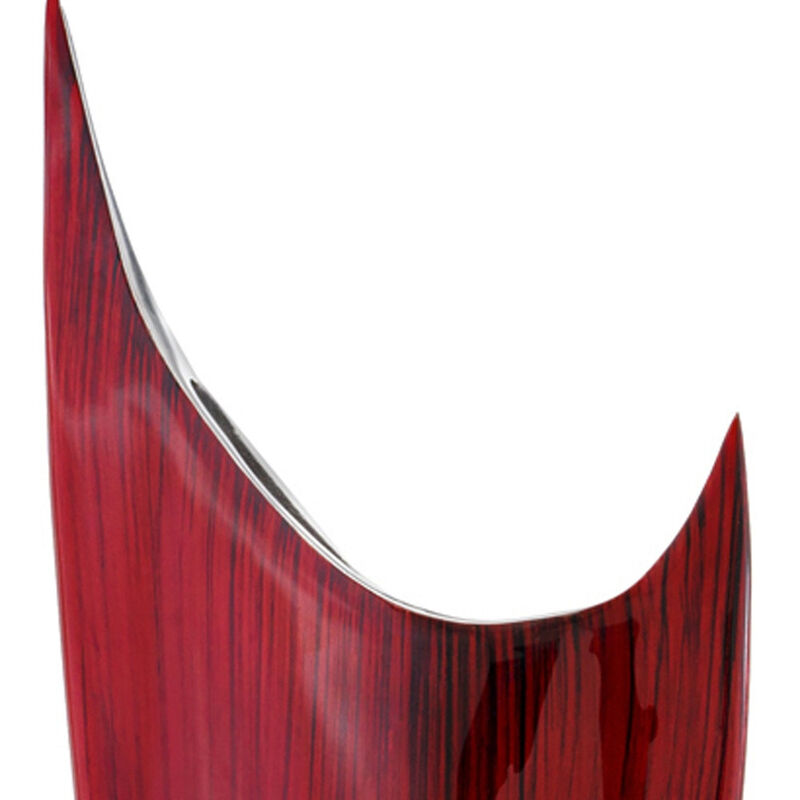 Contemporary Aluminum Table Vase with Pointed Design for Living Room