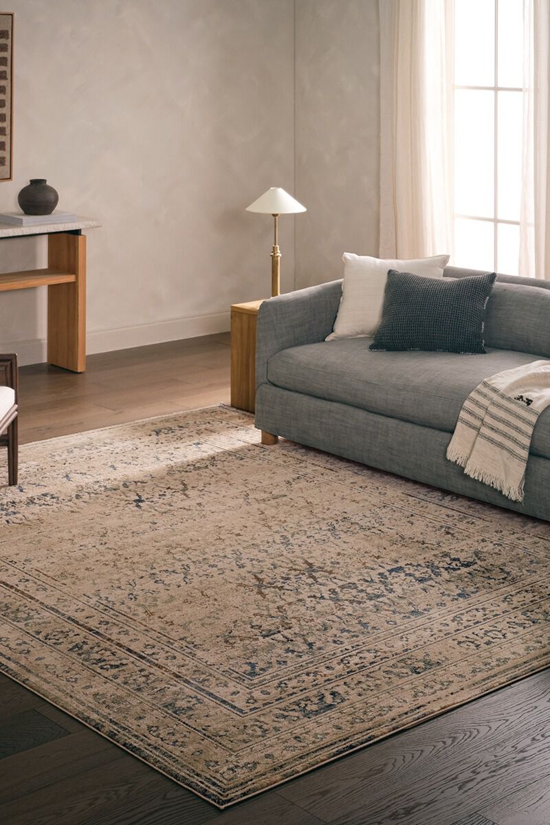 Patterned Silence Rosealyn Fog 8'6" x 12' Rug image number 2