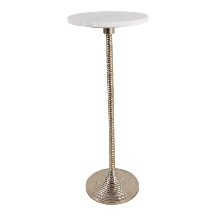White Banswada Marble Top Drink Table