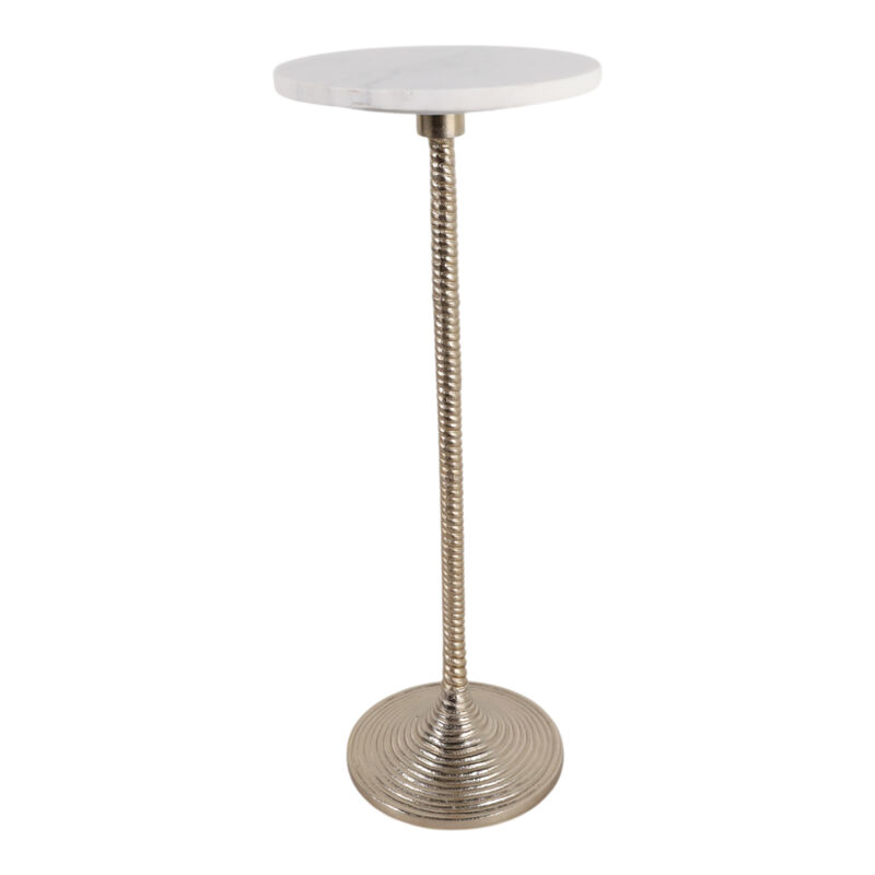 White Banswada Marble Top Drink Table image number 1