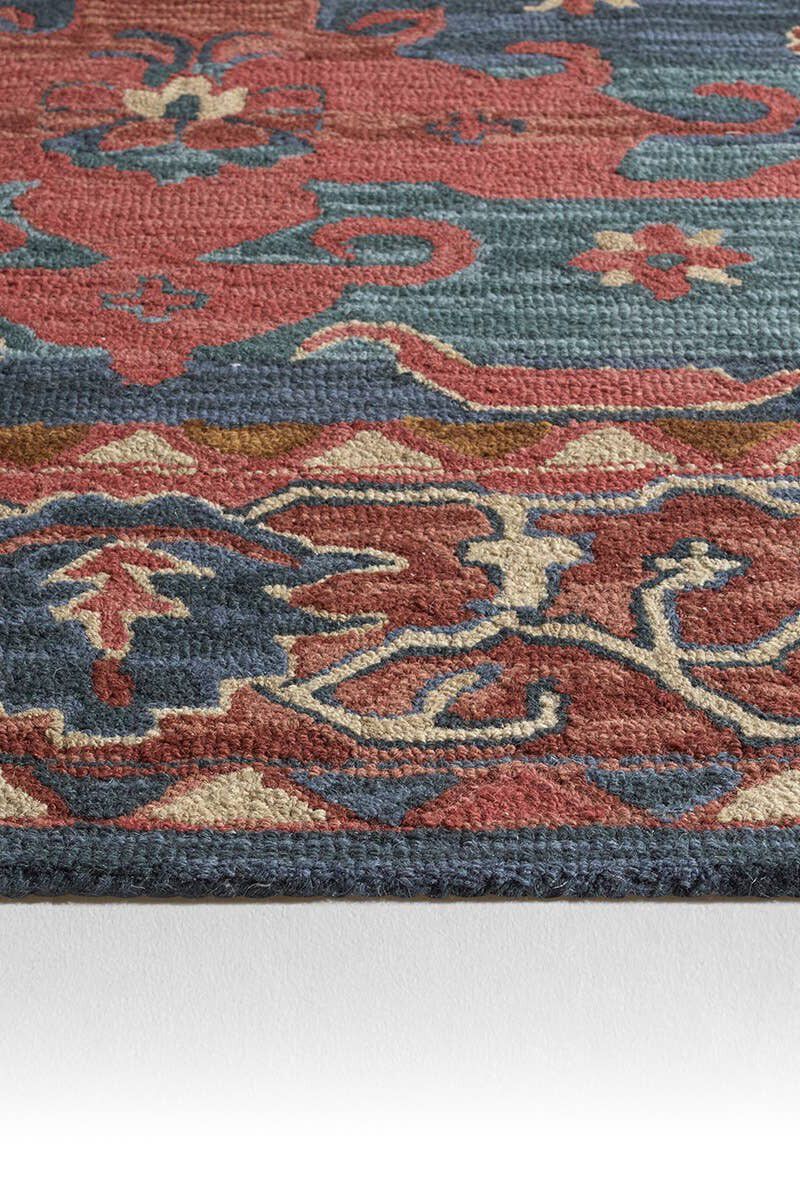 Cardamom Cinnabar Ombre Blue 9' x 12' Rug by Label J x Jaipur Living image number 2