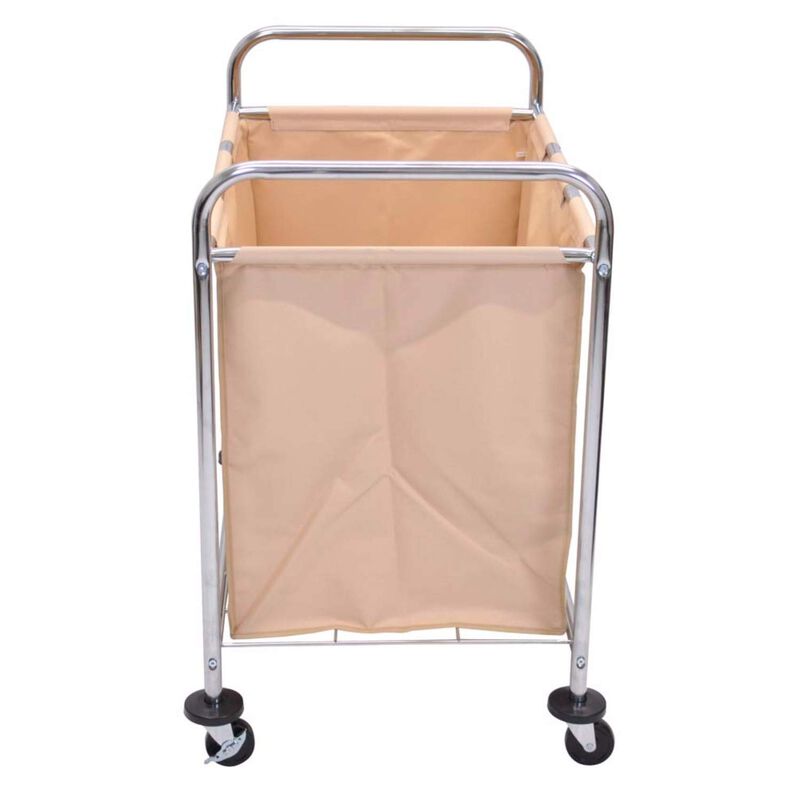 Luxor FurnLuxor HL14 Laundry Cart With Steel Frame and Canvas