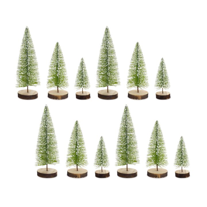 Mini Table Tree Set of 12 Design for Cozy Holiday Ambiance