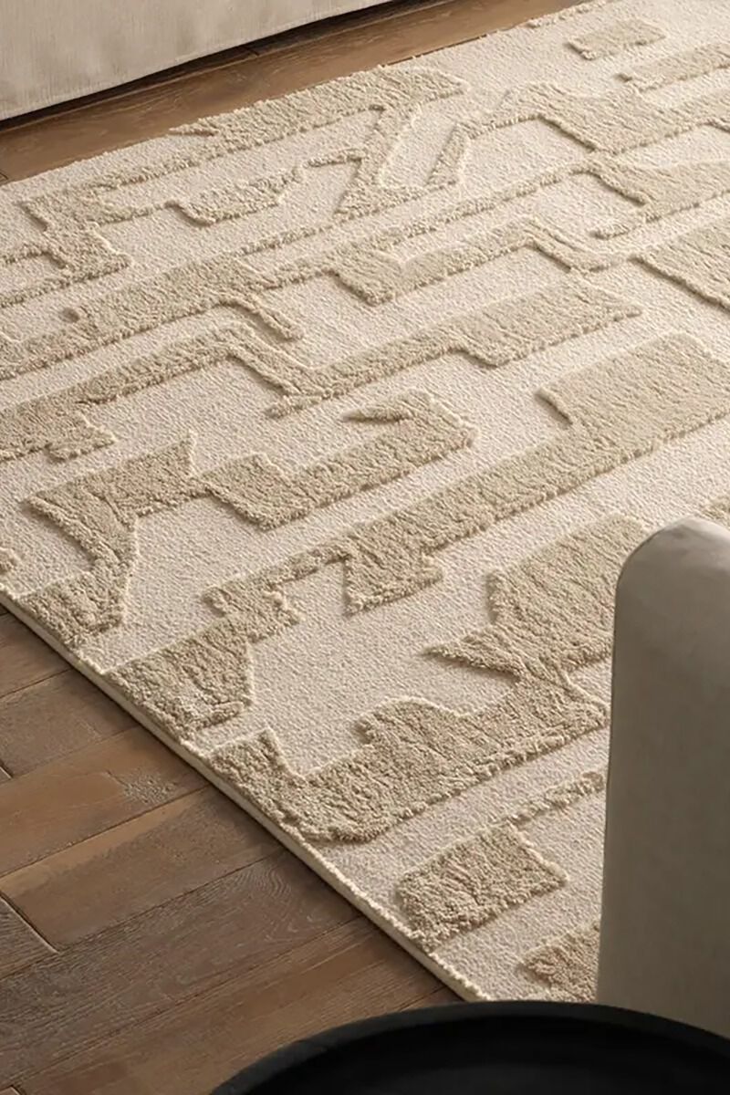 Calix by Nikki Chu Demir Irish Cream 8'10" x 12' Rug image number 6