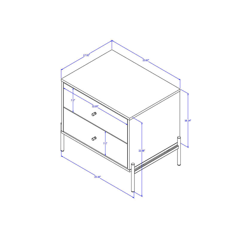 Jasper Beige Nightstands (Set of 2)