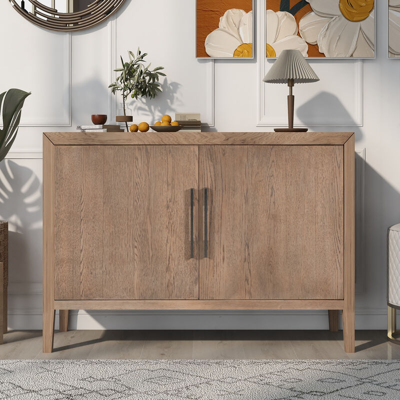 Merax Storage Cabinet Sideboard Wooden Cabinet image number 2