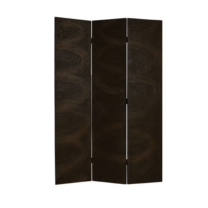 Folding Wood and Canvas Screen for Modern Home and Office Decor