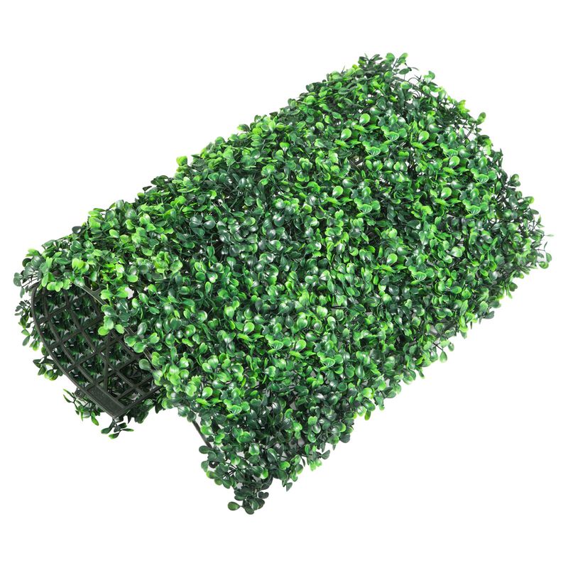 12PCS Artificial Boxwood Panels, Faux Hedge Wall Panels for Indoor Outdoor Decor image number 4
