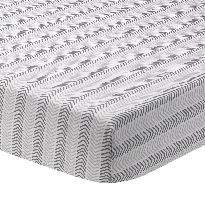 Lambs & Ivy Woodland Forest Animal Nursery 5-Piece Baby Crib Bedding Set - Gray