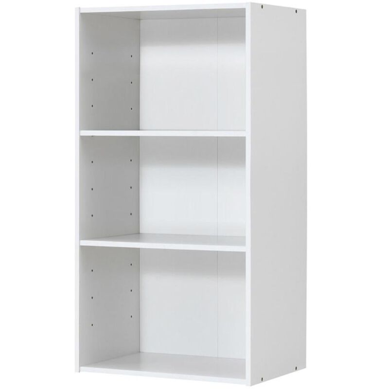 Hivvago 3 Open Shelf Bookcase Modern Storage Display Cabinet