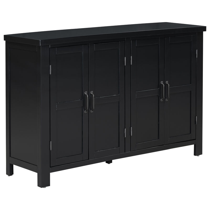 Merax 4-Door Storage Sideboard with Adjustable Shelves