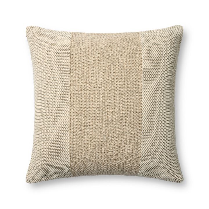 PLL0170 Ivory/Beige 22''x22'' Down Pillow