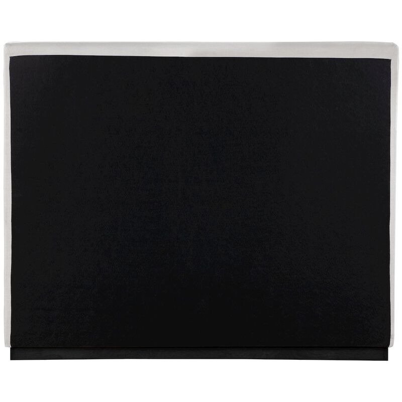 Meridian Furniture Alfie Beige Linen Textured Fabric King Bed