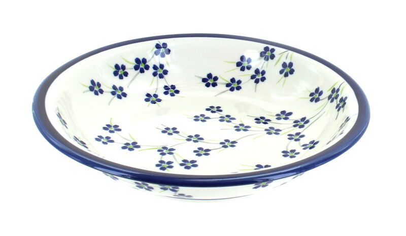 Blue Rose Polish Pottery Kalina Soup Plate