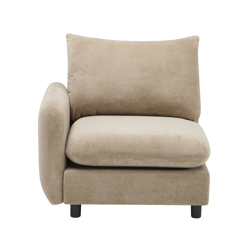 Christopher Knight Home Zane Modern 69" Upholstered Sectional Sofa with Cushions