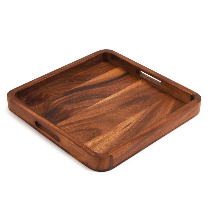 15" Square Serving Tray - Solid Bottom