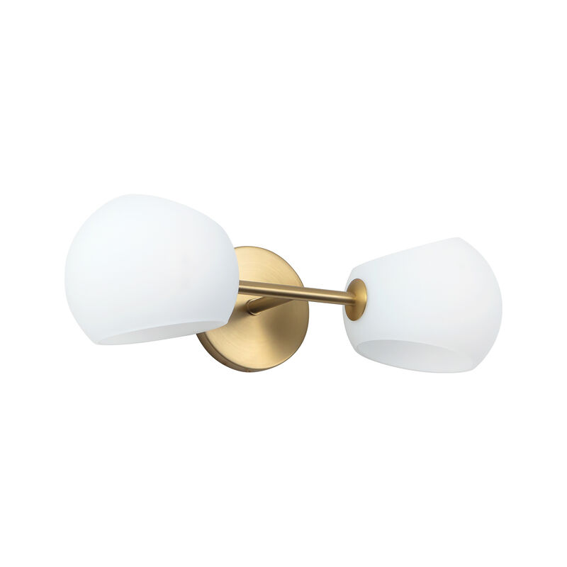 Willow 17-in 2 Lights Damp-Rated Wall/Vanity Light image number 3