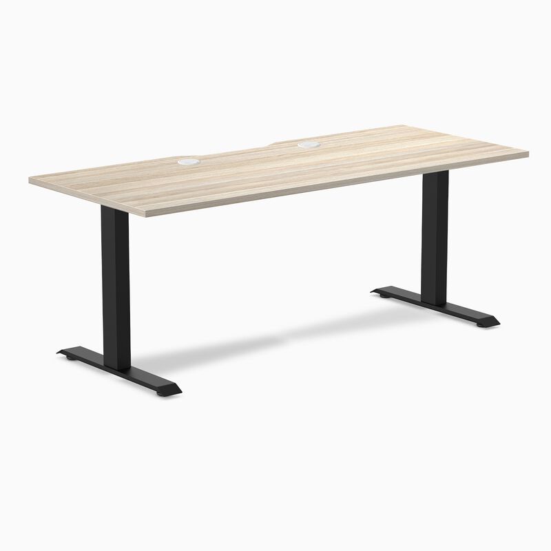 Desky Zero Scalloped Laminate Office Desk image number 0