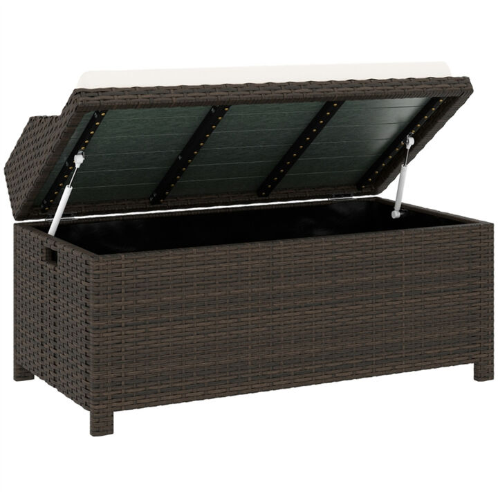 Patio Storage Box &ndash; Functional Seat with Spacious Hidden Storage for Outdoor Use
