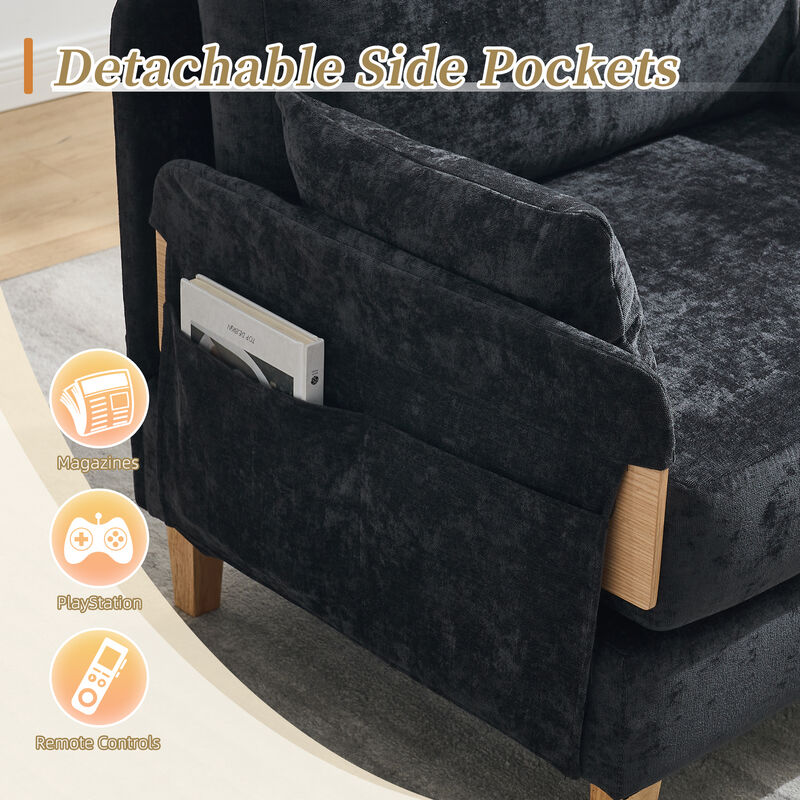 Zinzos sleeper accent chairs image number 5