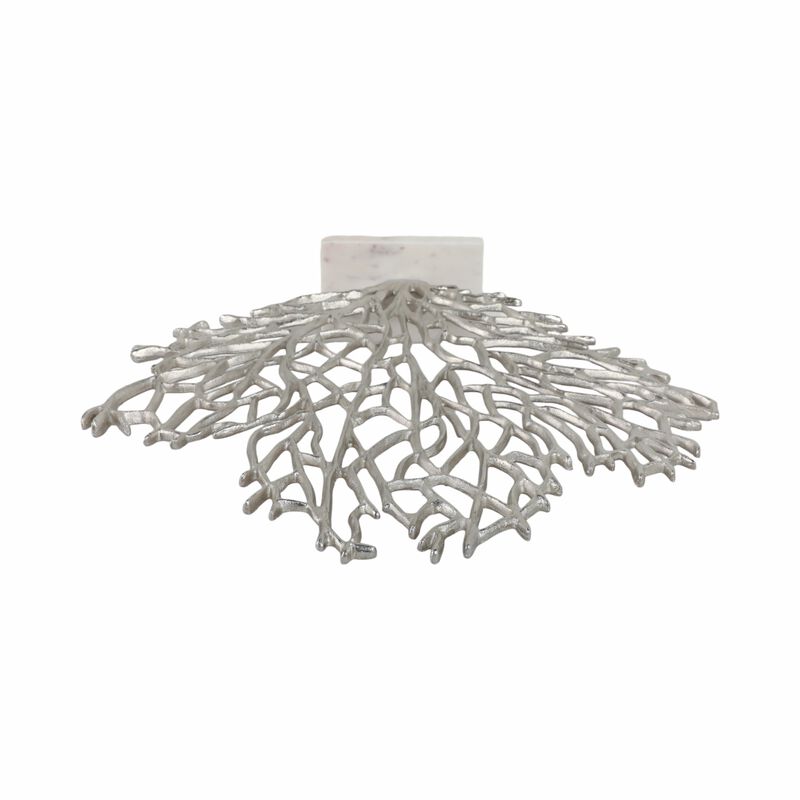 Metal Coral on Marble Base image number 5