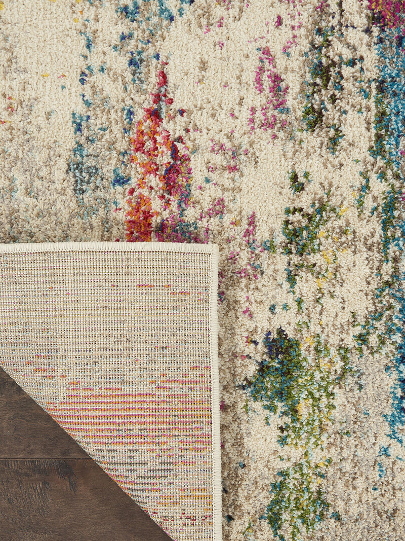 Celestial CES12 Ivory/Multicolor 2'2" x 7'6" Rug