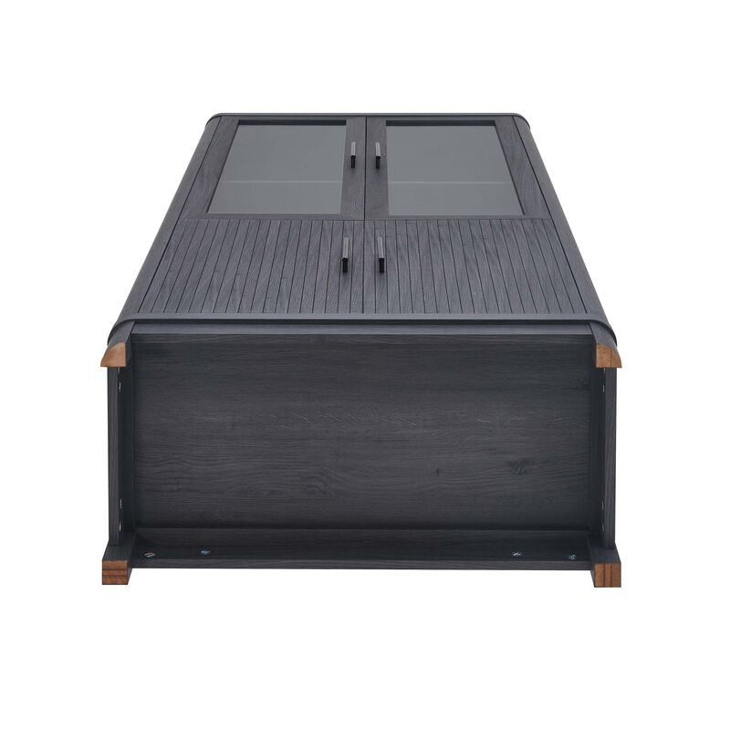 Jodie Dark Gray Bookcase (Set of 3)