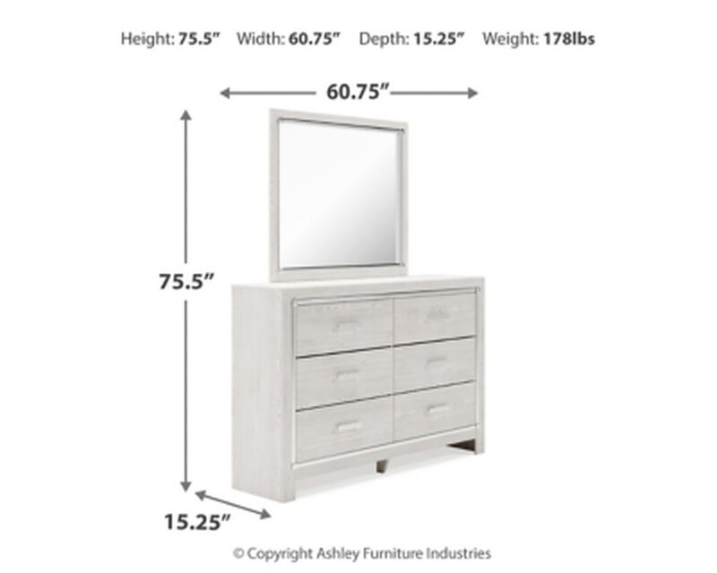 Altyra Dresser and Mirror