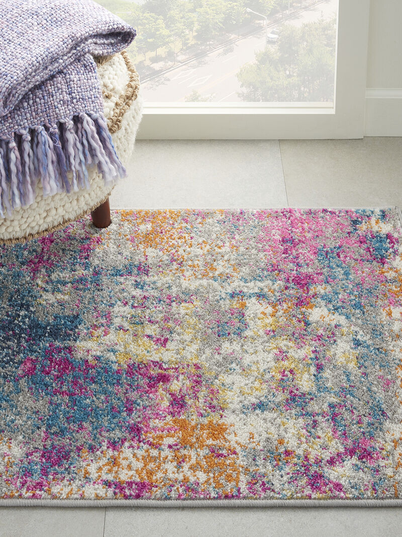 Passion PSN36 Ivory/Multicolor 1'10" x 6' Rug image number 6
