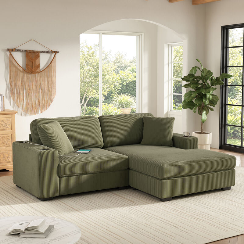 Oversized Chaise Sectional image number 1