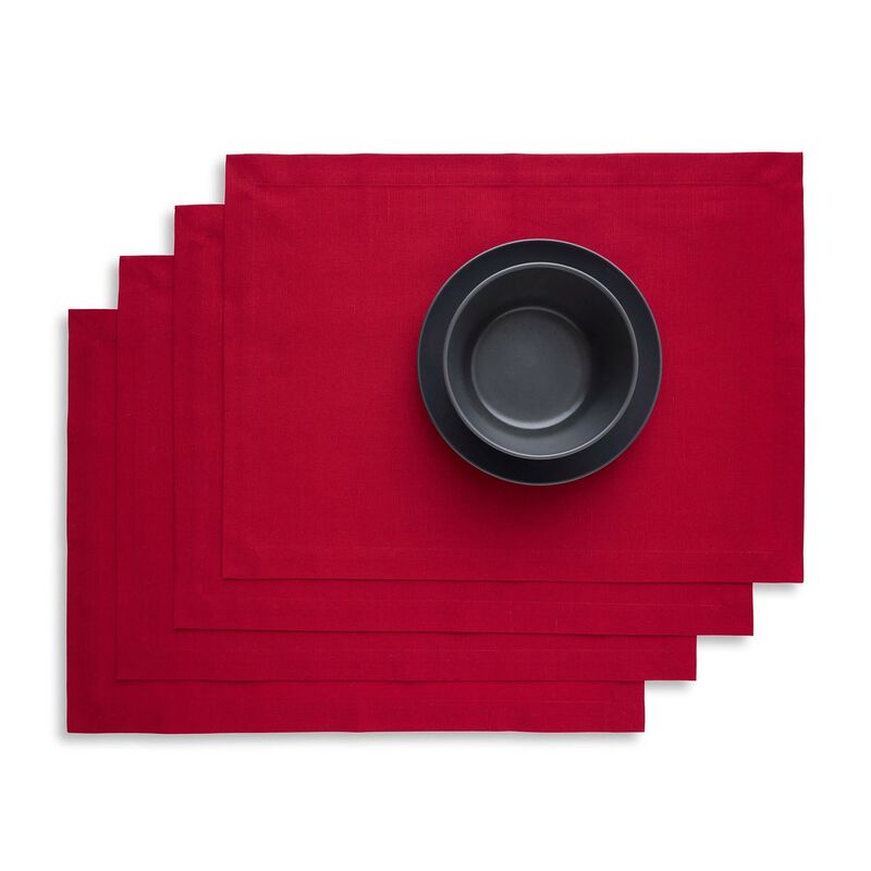 Cotton Linen Placemats - Dru - Cotton Linen Plain image number 0