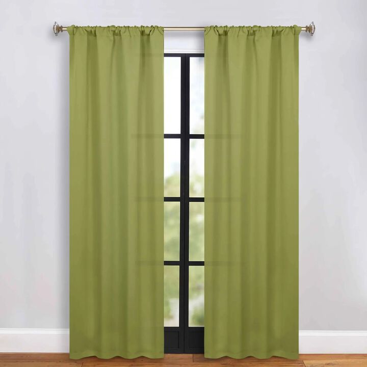 Blackout Curtain Set of 2, Solid Window Drapes for Bedroom and Living Room