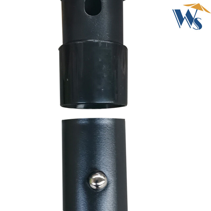 Streamdale Solar LED Patio Umbrella: Crank, Tilt, 10x6.5 ft