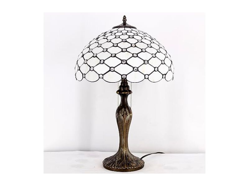 Tiffany Style Stained Glass Table Lamp For Living Room Bedroom Home Office image number 2