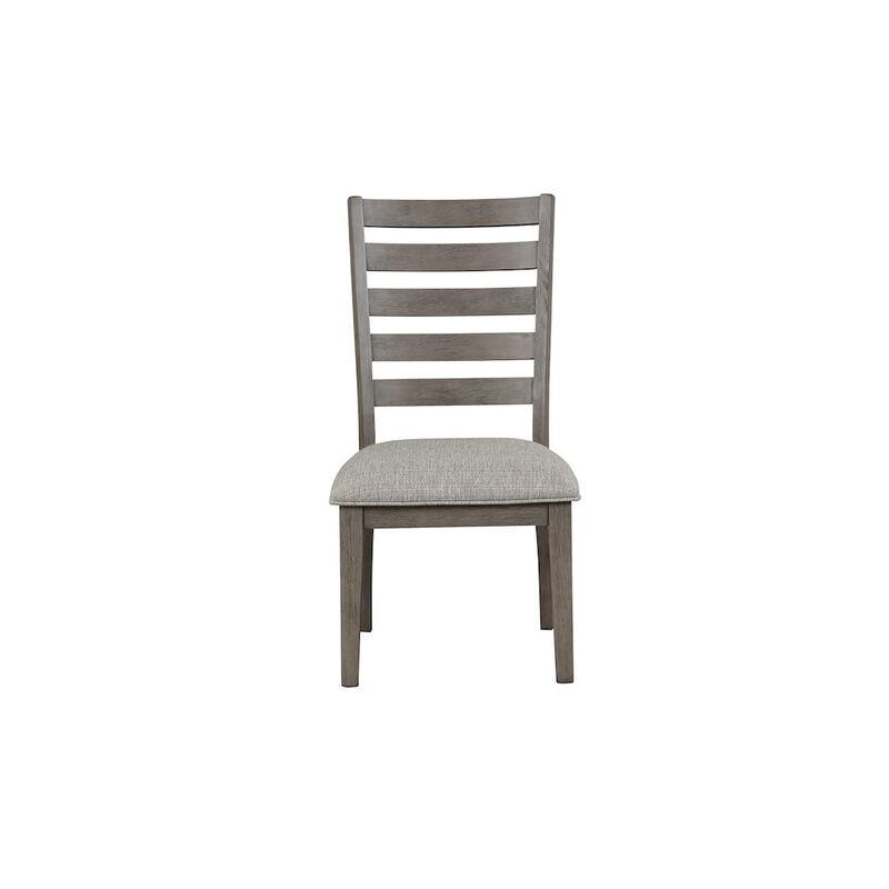Will Side Chair In Gray / Brown Finish