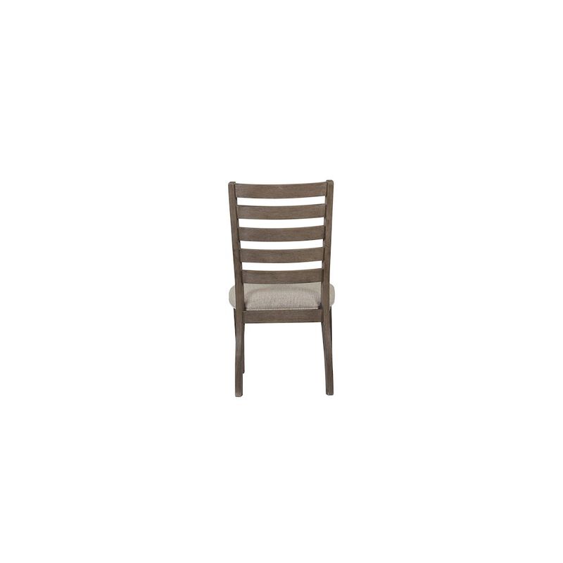 Will Side Chair In Gray / Brown Finish