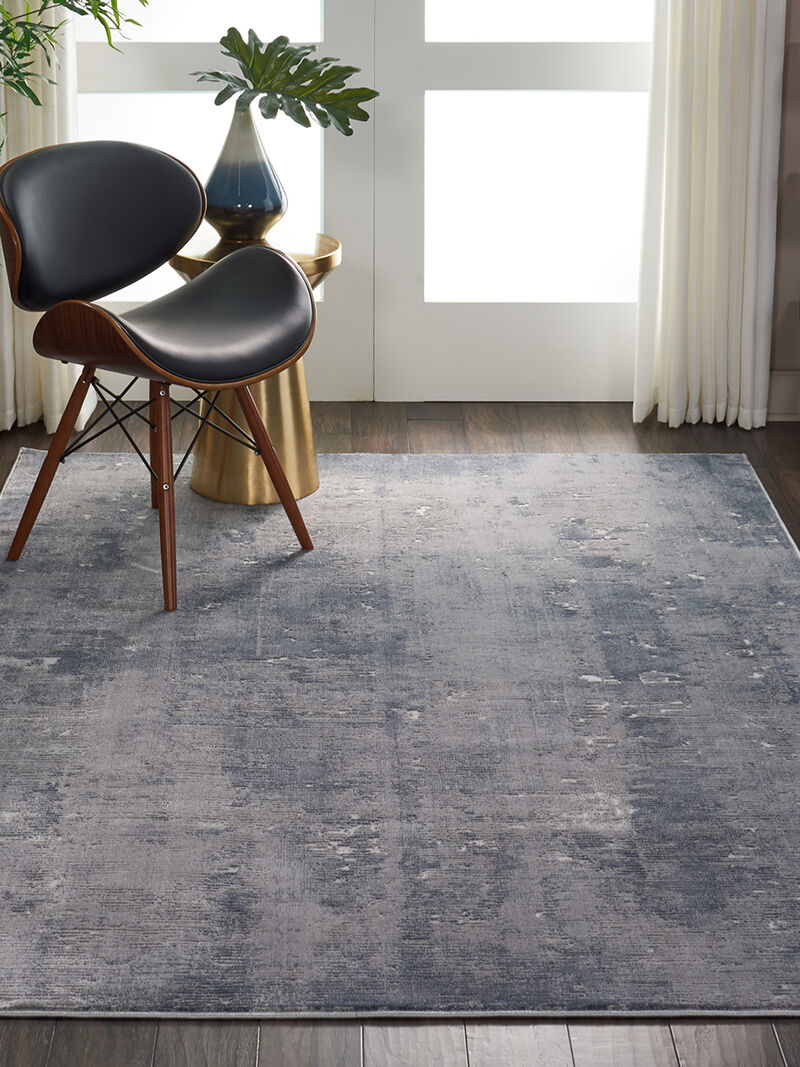 Rustic Textures RUS05 Gray 6' x 9' Rug