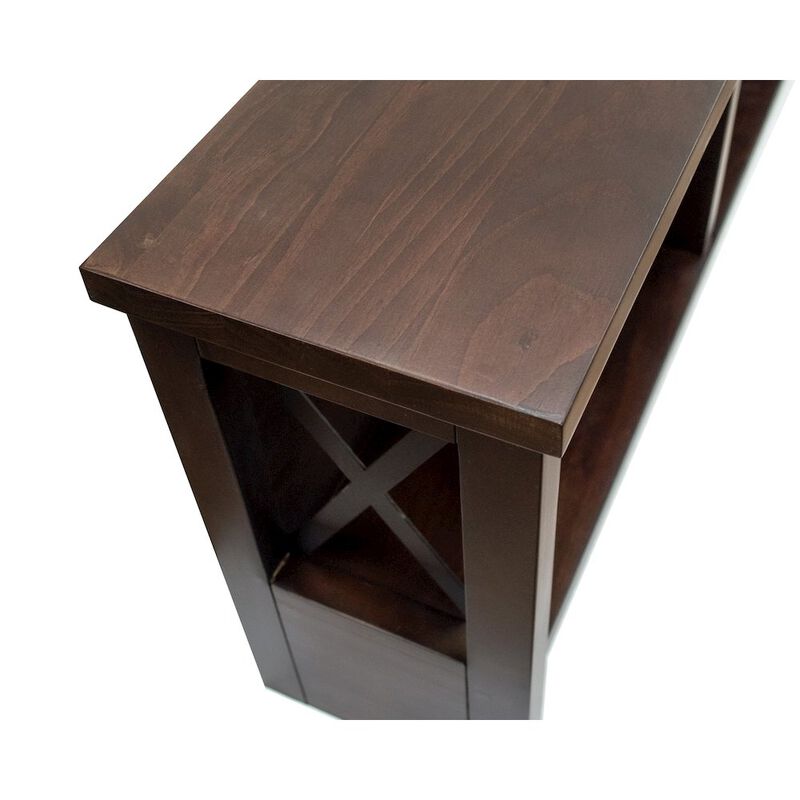 American Furniture Classics Decorative Coat Rack and Storage Accent Rack in Espresso image number 6