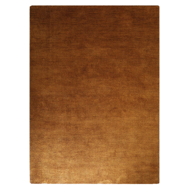 RUGSOTIC CARPETS HAND KNOTTED LOOM WOOL ECO-FRIENDLY AREA RUGS  - Rectangle, Solid Plain Design, High Pile Handmade Anti Skid Area Rugs for Living Room, Bed Room (L00111) image number 0
