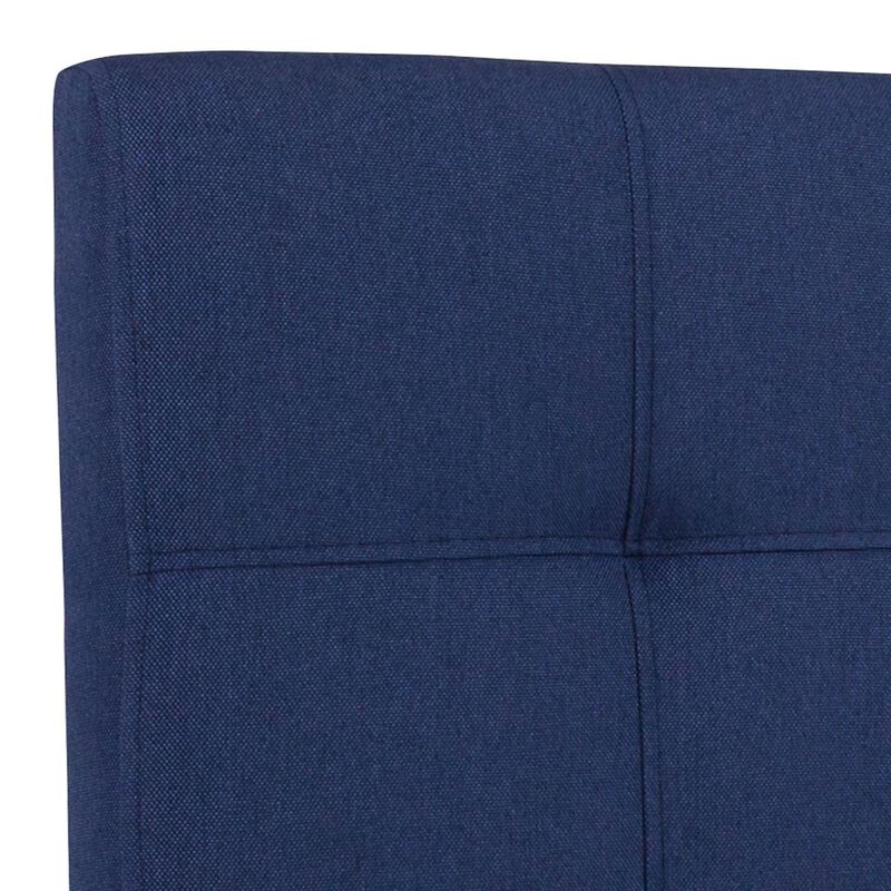Flash Furniture Bedford Tufted Upholstered Full Size Headboard in Navy Fabric