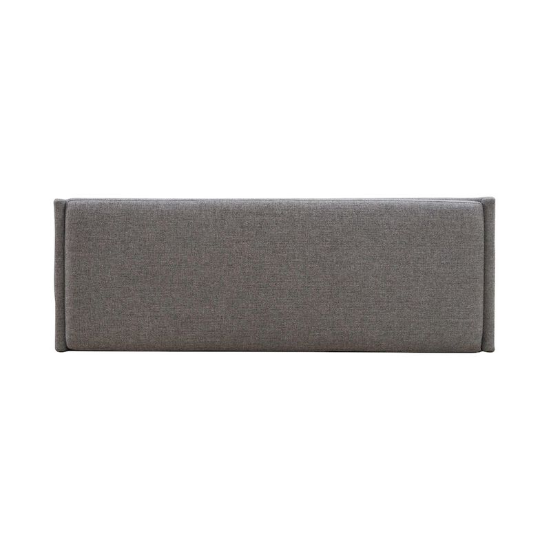 Liberty Furniture Grey Linen Upholstered Dining Bench with Removable Cushion - Satin Walnut image number 2