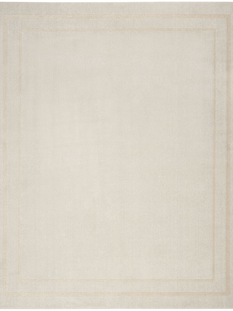 Nourison Essentials NRE02 Ivory/Gold 9' x 12' Rug