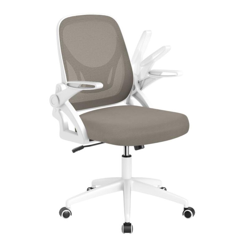 Hivvago Ergonomic Computer Desk Chair with Lumbar Support and Flip-up Arms